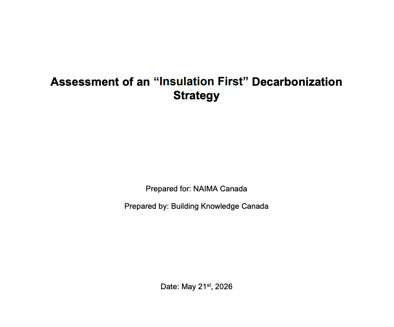Study: Assessment of an “Insulation First” Decarbonization Strategy